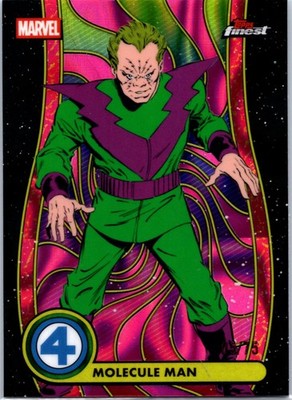 2026 Finest Fantastic Four MOLECULE MAN Blacklight Neon Purple Lava /75 #BL-061