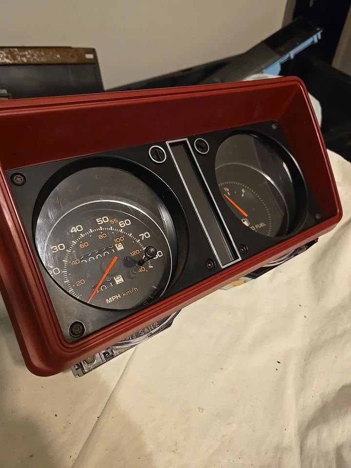 1980-82 Pontiac Phoenix Dash Gauge Cluster Instrument Speedometer 0 Miles OEM - Image 3 of 4