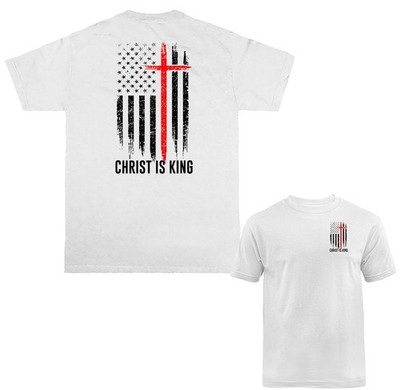 Christ Is King Revelation 19:16 Christian Faith Cross Religious T-shirt