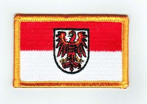 AUFNÄHER Patch FLAGGEN flagge Polen poland polska  flag Fahne  7x4.5cm
