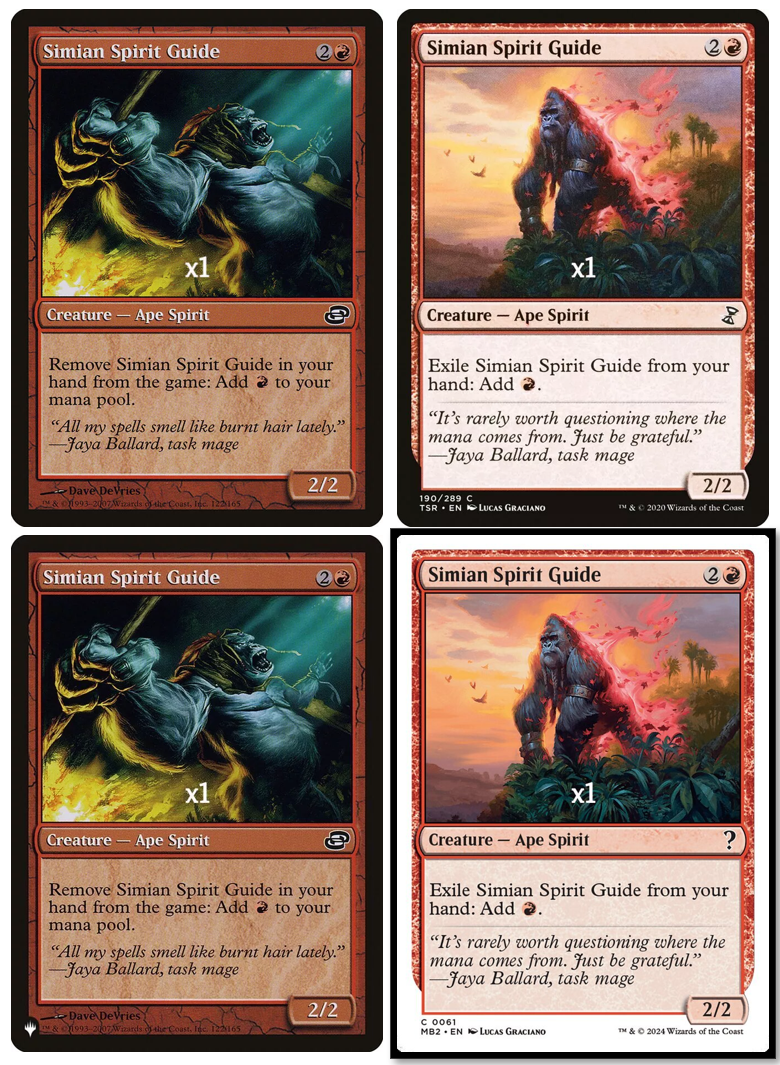 MTG PLC TSR PLST MB2 Simian Spirit Guide MINT (SELECT) | eBay