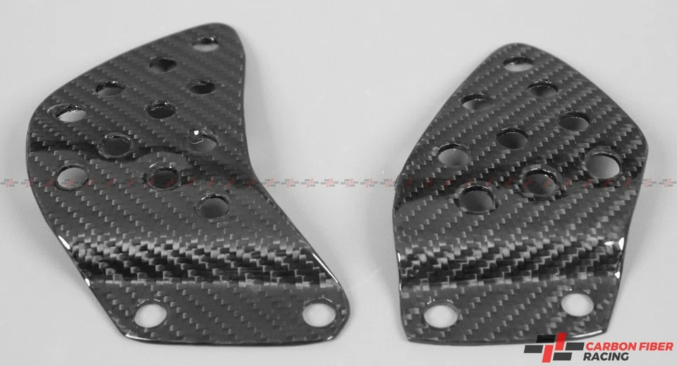 Placas de talón Kawasaki Ninja ZX-6R 2003-2004 - 100 % fibra de carbono Foto 2 de 2