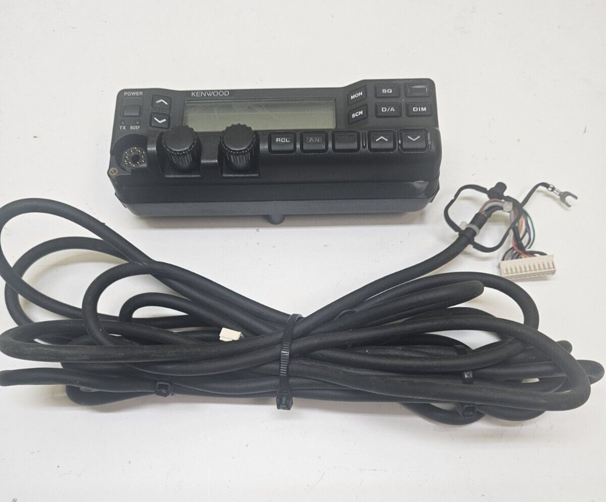 Kenwood KCH-11 Radio Control Head TK-690(H) TK-790(H) TK-890(H) w KCT-22 Cable