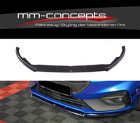 CUP Spoilerlippe Schwarz FüR Ford Focus MK4 ST Line Frontspoiler Schwert Vers. 2