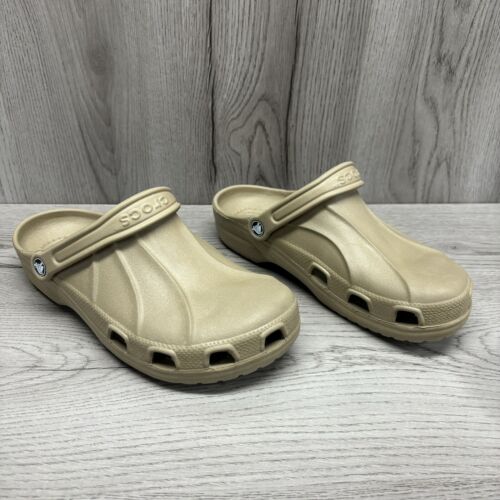 Crocs Aspen Clog Unisex Sandalen Herren 9 Damen 11 hellbraun beige bequem - Bild 4 von 10
