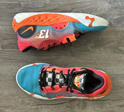 RARE Nike PG 6 x Hot Wheels NBY Mens Shoes Blue Orange Red 2022