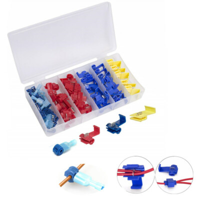  65x Car Wire Terminals Quick Electrical Cable Connectors Snap Splice Lock Crimp