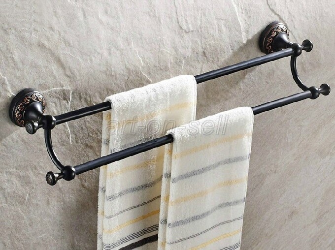 Double Towel Oil Rubbed Bronze Kitchen Towel Bar Oil Rubbed Bronze