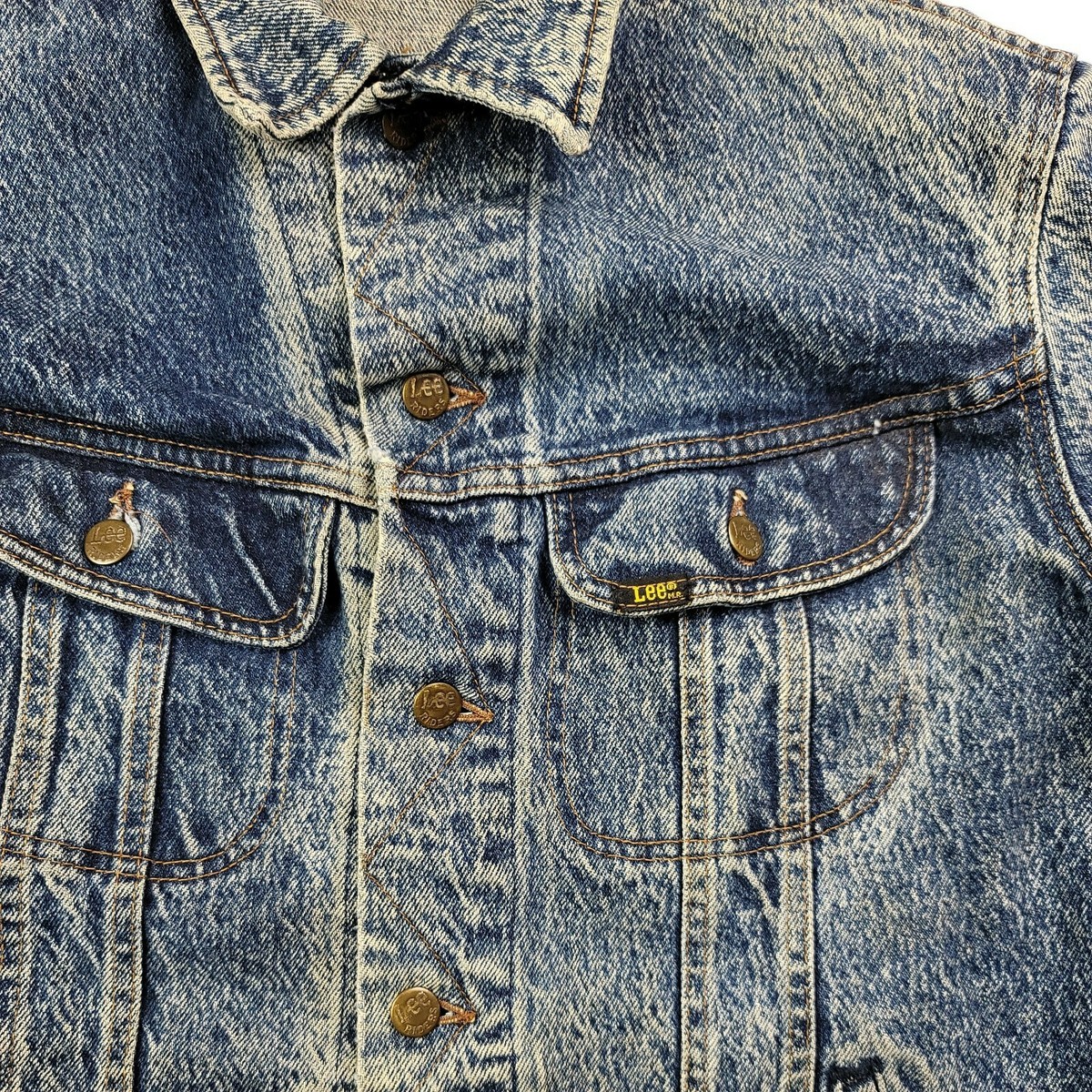 80s Lee PATD-153438 denim jacket アメリカ製 Vintage 80s Lee Denim Jacket Men's Medium USA Made PATD 153438