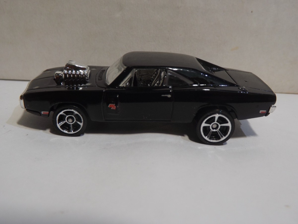 2013 Hotwheels Fast & Furious Black '70 Dodge Charger R/T # 1/8 1