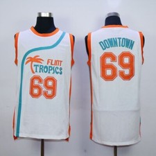 Movie Flint Tropics Semi Pro Downtown #69 Basketball Jersey Hip Hip Top Sewn