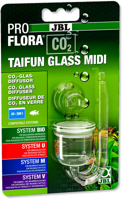 JBL ProFlora Taifun P GLASS MIDI Nano-CO2-Diffusor mit Keramik Membran