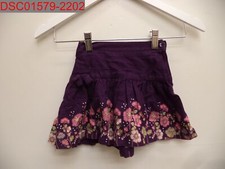 NWOT - H M Toddler Girls Purple Floral Skirt, Size 3-4 Years