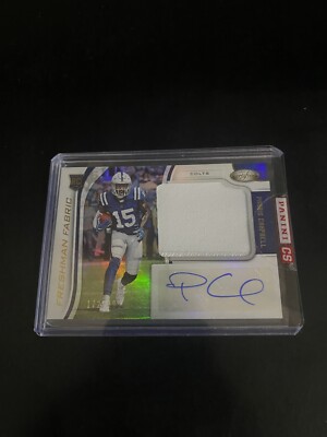 Parris Campbell 2019 Certified Auto Jersey Patch /499 RC Colts 221 Panini Sealed