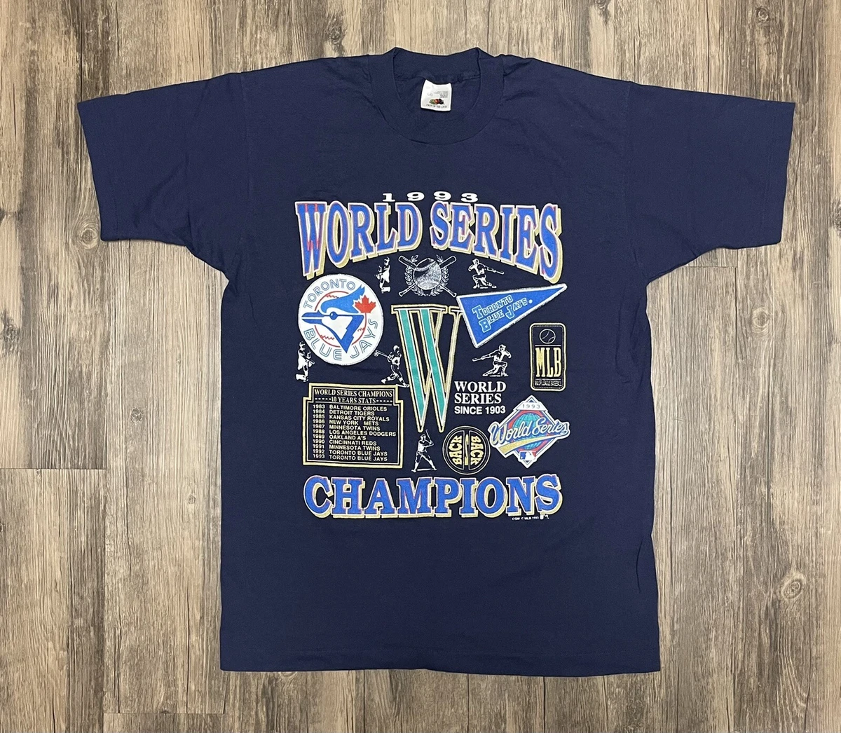 Vintage Toronto Blue Jays 1993 World Series Champions MLB Baseball