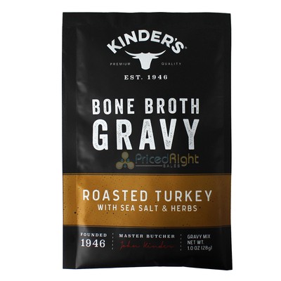 Kinder's Roasted Turkey Bone Broth Gravy with Sea Salt and Herbs 1 Oz