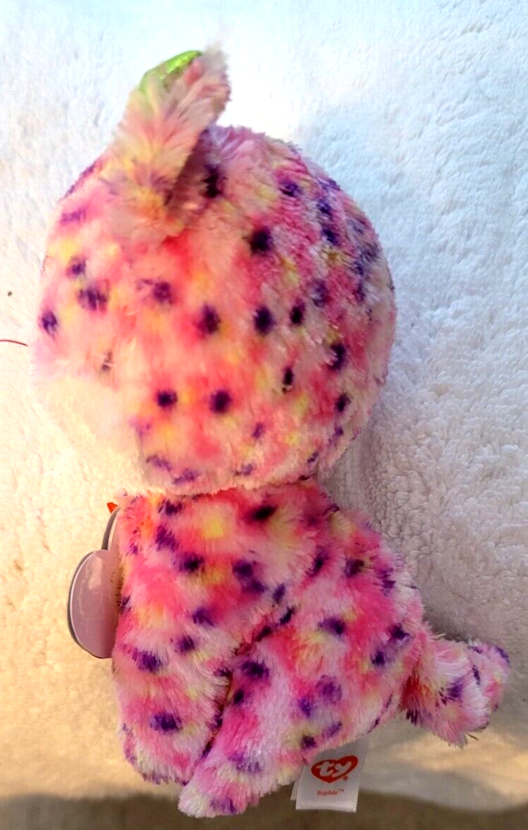 Toy Ty Sophie Pink Cat Sophie Beanie Boo Sophie Beanie Boo