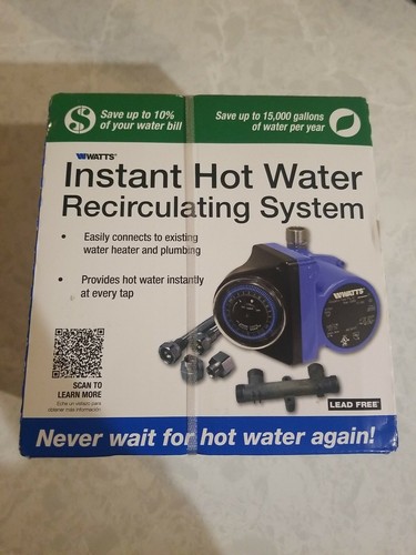 Watts 500899 Hot Water Recirculating Pump