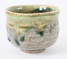 Mino ware Japanese Pottery Tea Ceremony Matcha Bowl (Small), Green