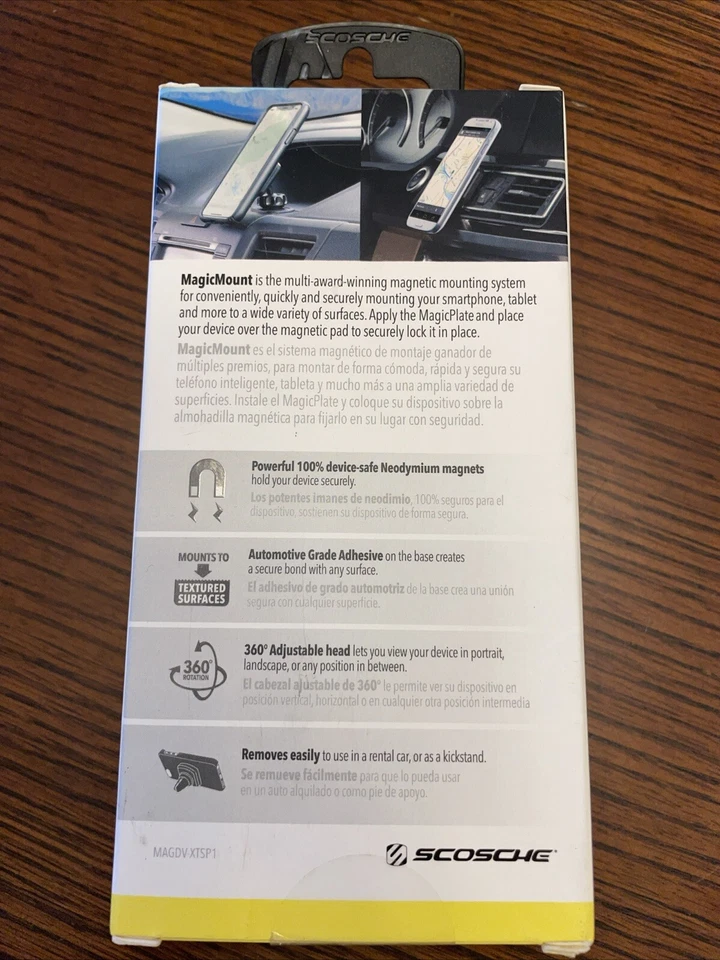 SCOSCHE MAGDV-XTSP1 MagicMount 2-in-1 Magnetic Vent Mount Cell Phone Holder  - Image 3 of 4