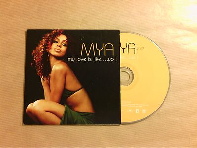 SELTENE CD PROMO 1 TITEL / MYA / MY LOVE IS LIKE...WO ! / SEHR GUTER ZUSTAND