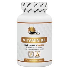 Vitamin D3 5000 IU Softgels   High Potency, B...