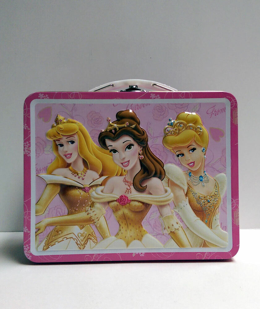 Disney Princess Cinderella Embossed Metal Lunch Box The Tin Box Company 50397 