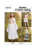 Simplicity 9734 Damen FeenkostüM Schnittmuster Zum NäHen GrößEn 8-16 Und 18-26
