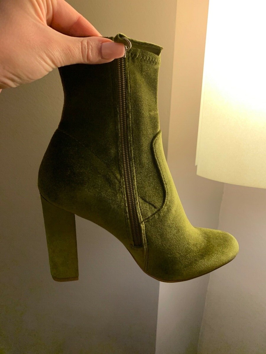 suede steve madden tronchetti neri
