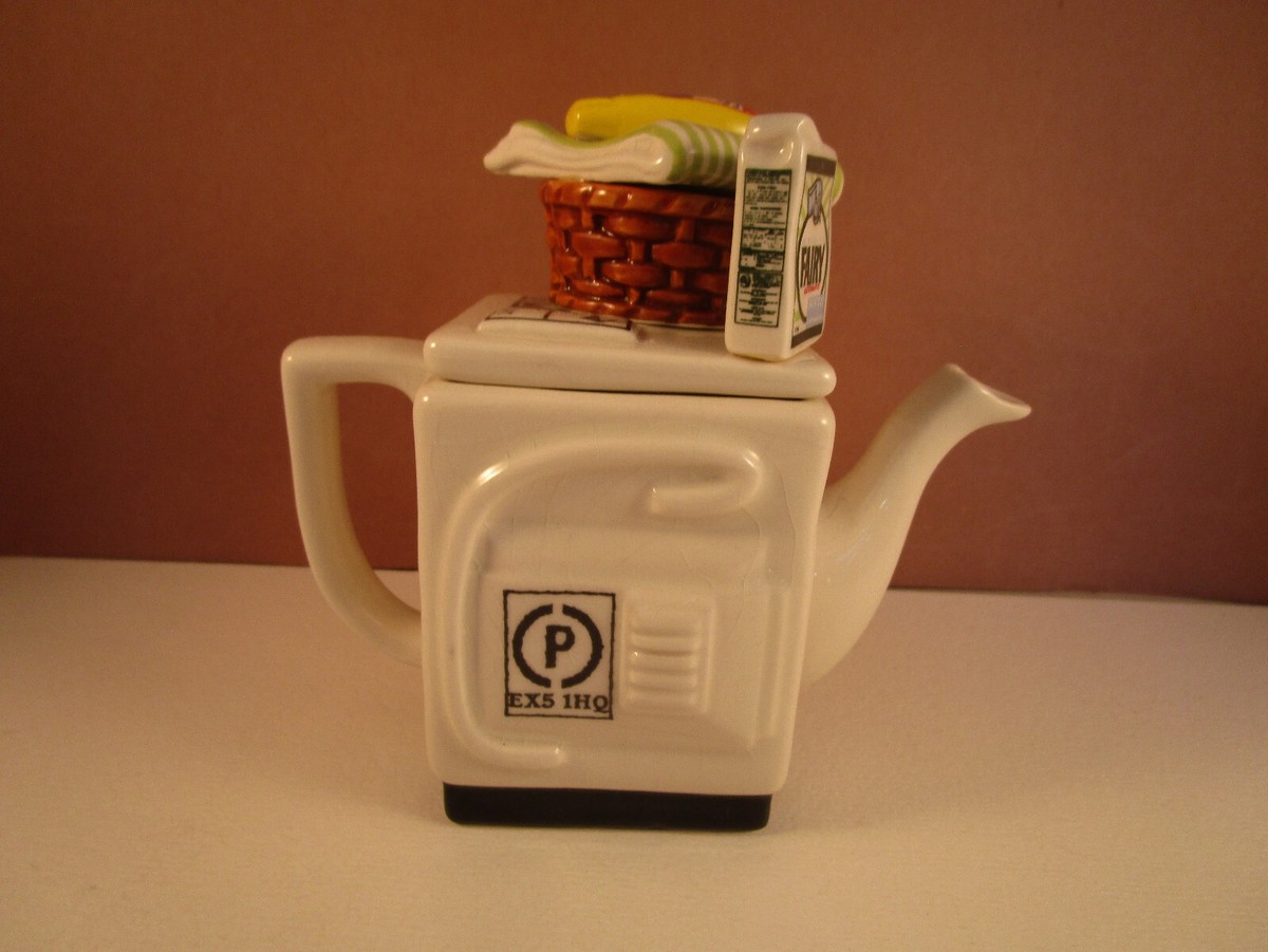 Vintage Paul Cardew Designs England Ceramic Washing Machine Tiny