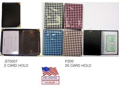 LOT OF 1,2,3,12,24 PACK--ID CARD  HOLDER  BUSINESS CARD