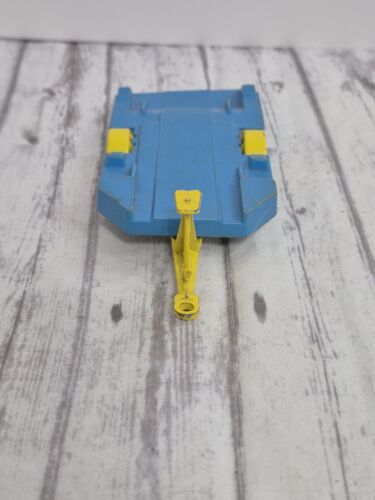 VINTAGE 1970 Matchbox Blue Yellow King Size Trailer Lesney England K46 - Picture 4 of 5