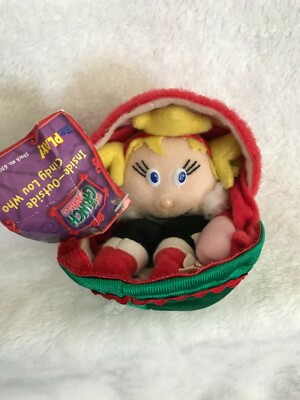 New 2000 How The Grinch Stole Christmas Inside Out Reversible Cindy Lou Who 