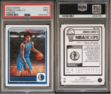 2023 PANINI NBA HOOPS #241 DERECK LIVELY II RC WINTER MAVERICKS MINT PSA  9