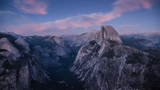 Landscape yosemite national park nature usa valley half Custom Gaming Mat Desk