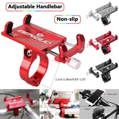Alu Fahrrad Halter Handy Motorrad Halterung e-Bike Smartphone Scooter Mofa
