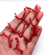 Red Coral Lot Natural Italian Red Coral Branch-Genuine Coral Loose Gemstone Tree
