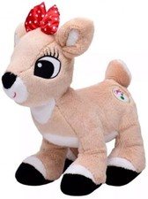 Rudolph the Red-Nosed Reindeer Clarice 9-Inch Plush Lights Sound