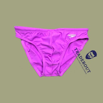 Speedo Men Purpleish pink Solar swim brief bikini Swimwear 30 32