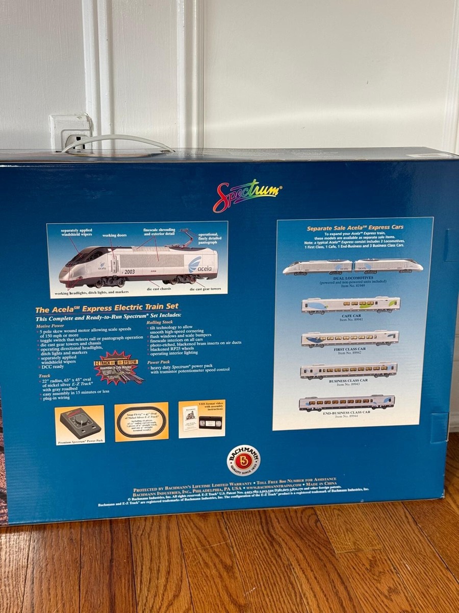 HOゲージ Acela Express 6両セット(BACHMANN) HOゲージ Acela Express