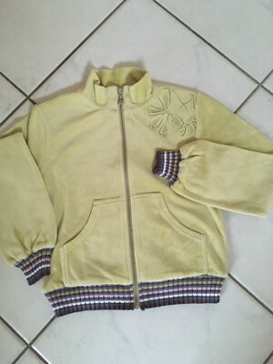MEXX Nicki-Jacke mit Blume,Gr.134/140, *NEU ohne Etikett* *NP 34 Euro*