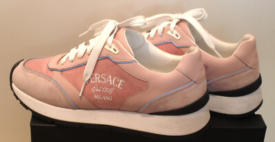 VERSACE TOP Milano Runner Sneaker mit Medusa-Gravur und Logostickerei Gr. 40