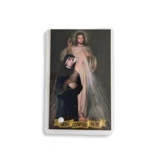 Holy Card with Relic : St. Faustina Kowalska