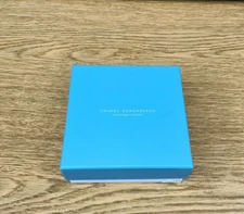 Thank You Present Things Remembered Heart Glass Paperweight Trinket Faceted