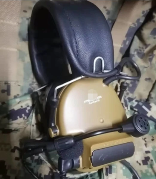 Tactical Comtac VI C6 Headset Dual Communication Noise Adaptive Noise Canceling - Image 2 of 4