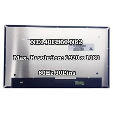 NE140FHM-N62 30 pins EDP 1920 1080 FHD 14.0" LCD LED Screen Laptop Display Panel