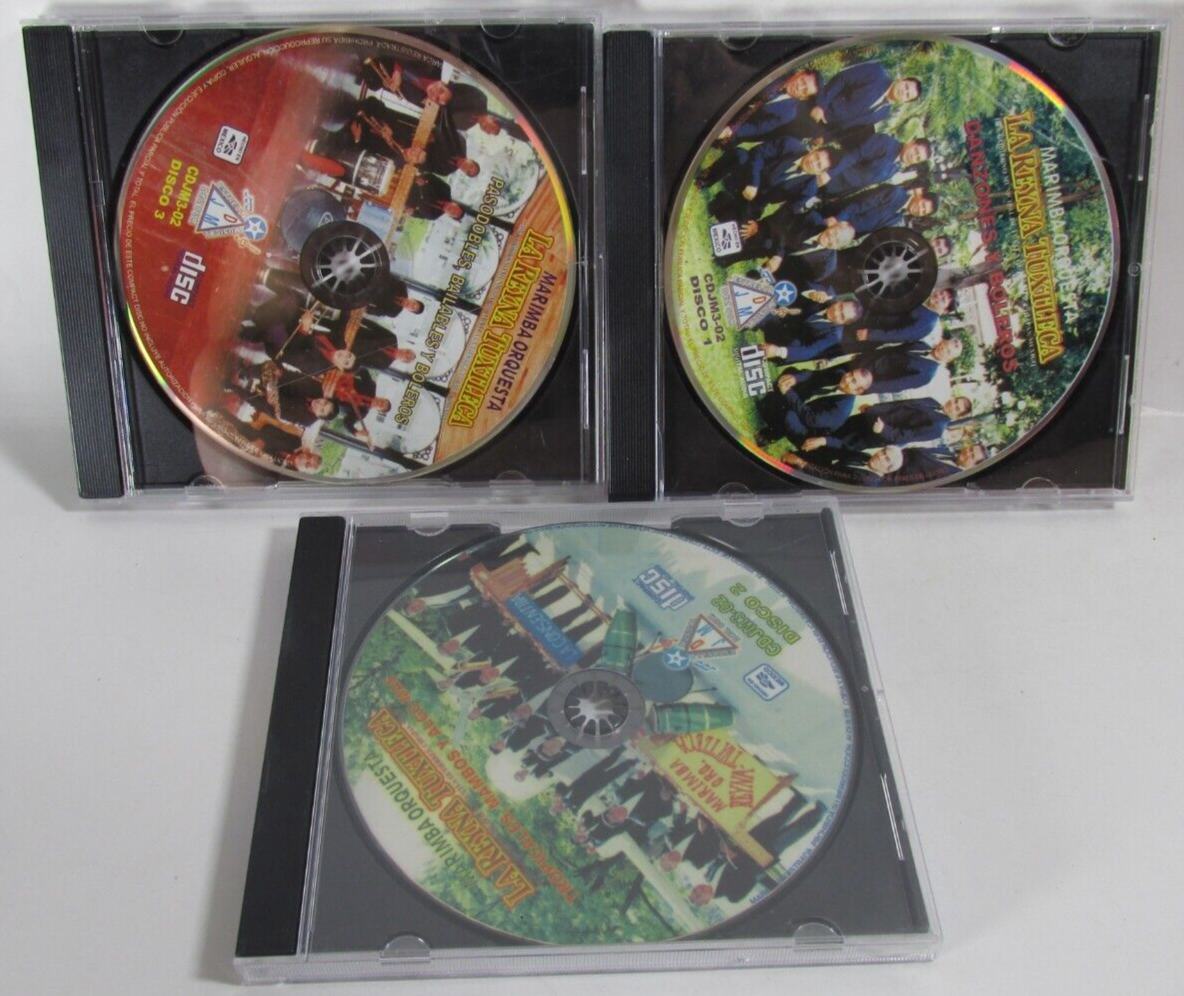 Marimba Orquesta La Reyna Tuxtleca Cd Set Variedad Musical Latin