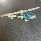 1985 Matchbox Helicopter Chopper Police Mission Blue and Tan — photo 1
