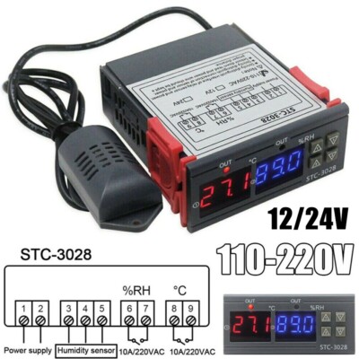 Digitaler Temperaturregler STC3028 zur genauen Überwachung und Einstellung