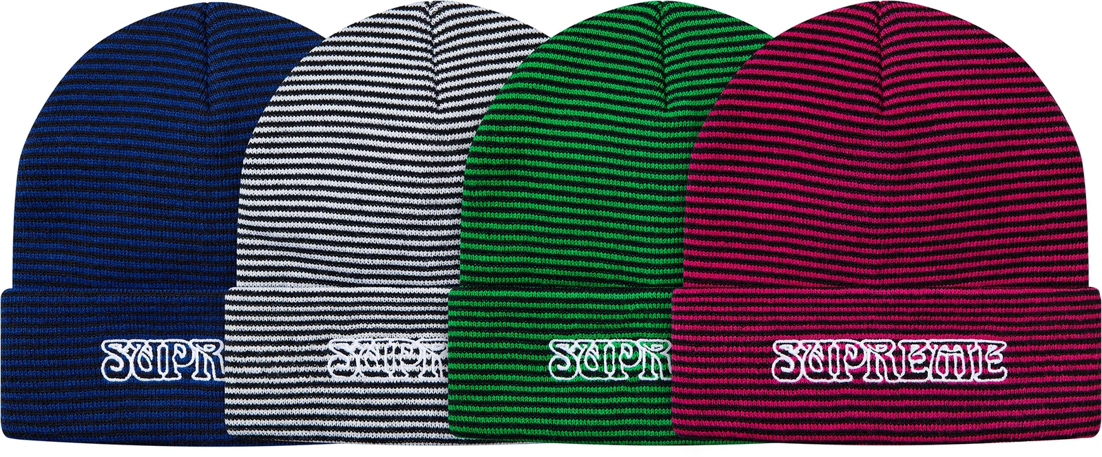 Bonnet Supreme Small Stripe Royal OS F/W 18